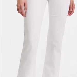 INC International Concepts White Flare Jeans